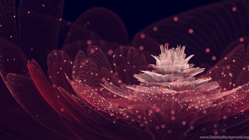 Download Wallpapers 1920x1080 Abstract, Flower, Petals, Dots ...
