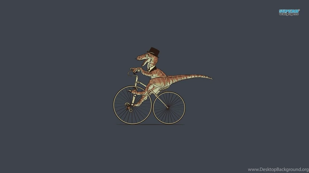 T Rex On Bicycle Wallpapers   Funny Wallpapers