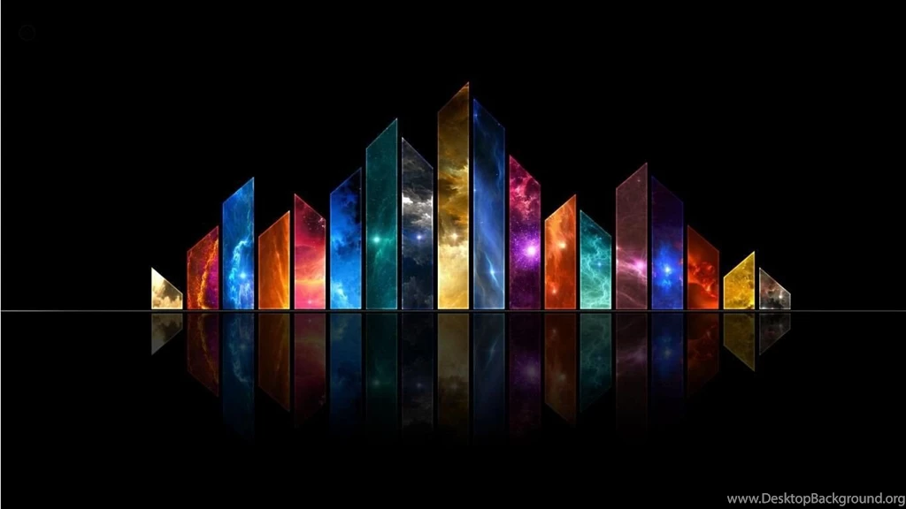 Colorful Stars In Universe Backgrounds HD