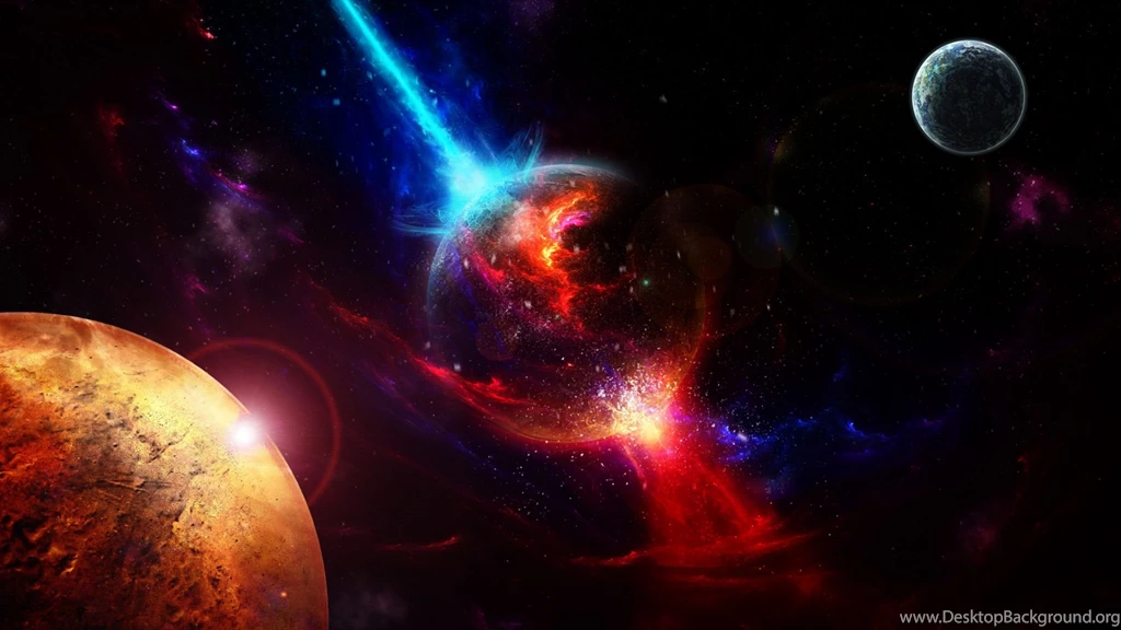 Download Wallpapers 2048x1152 Space, Planets, Takeoff, Explosion HD ...