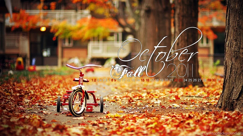 Theme Bin» Blog Archive » Autumn Fall October Calendar HD Wallpapers
