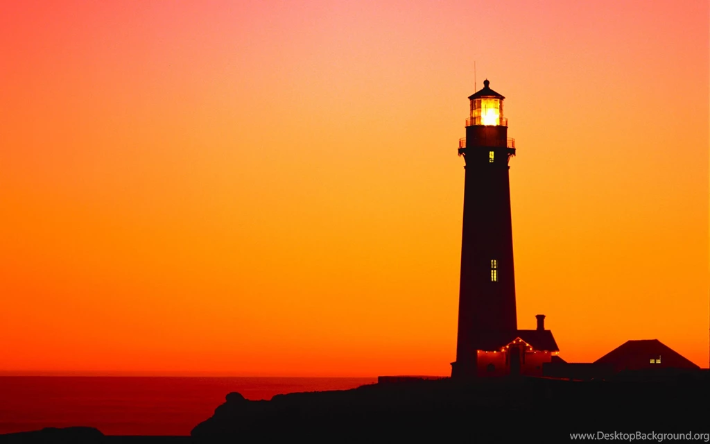 Beautiful Lighthouse Sunset HD Wallpapers