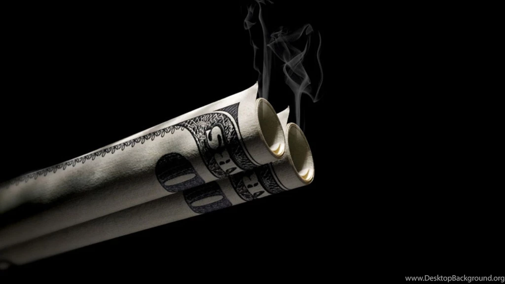 Download Wallpapers 1920x1080 Dollar, Bills, Smoke, Backgrounds Full ...