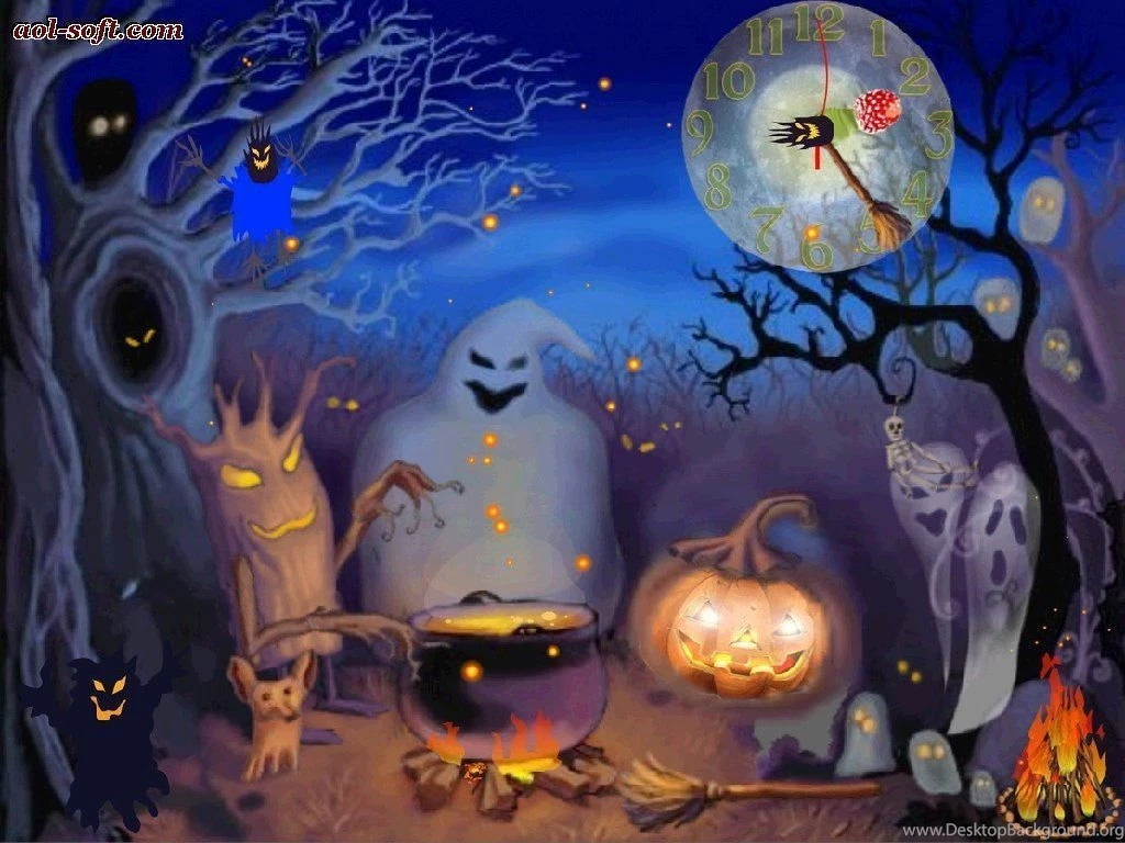 Halloween Desktop Wallpaper_hd Wallpaper_download Free Wallpapers