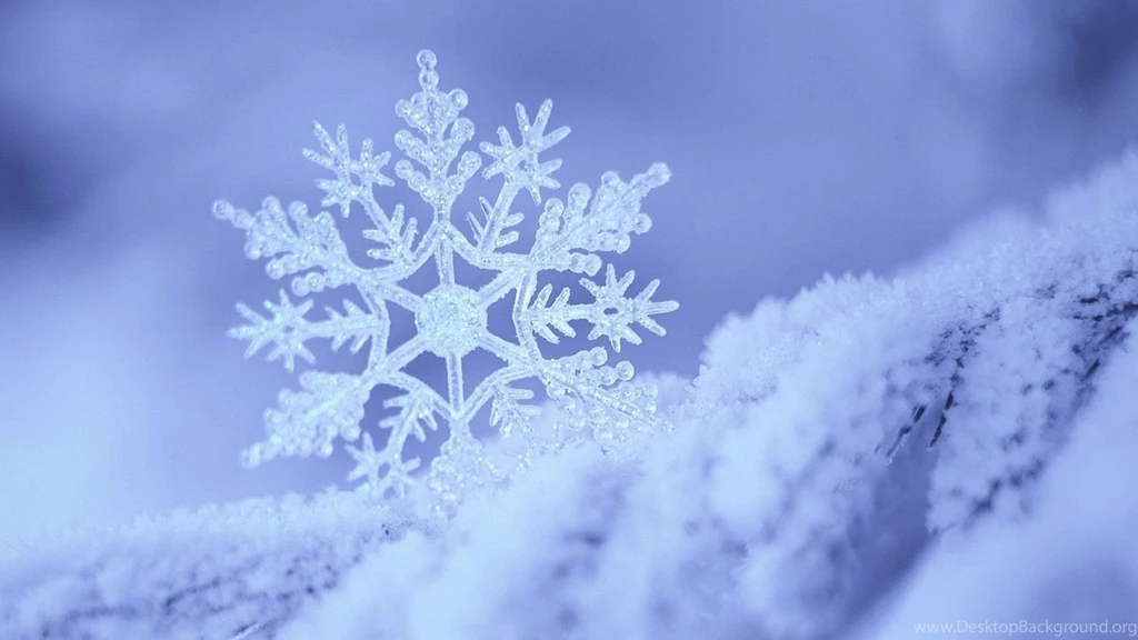 Download Wallpapers 3840x2160 Snow, Snowflake, Winter, Form ...