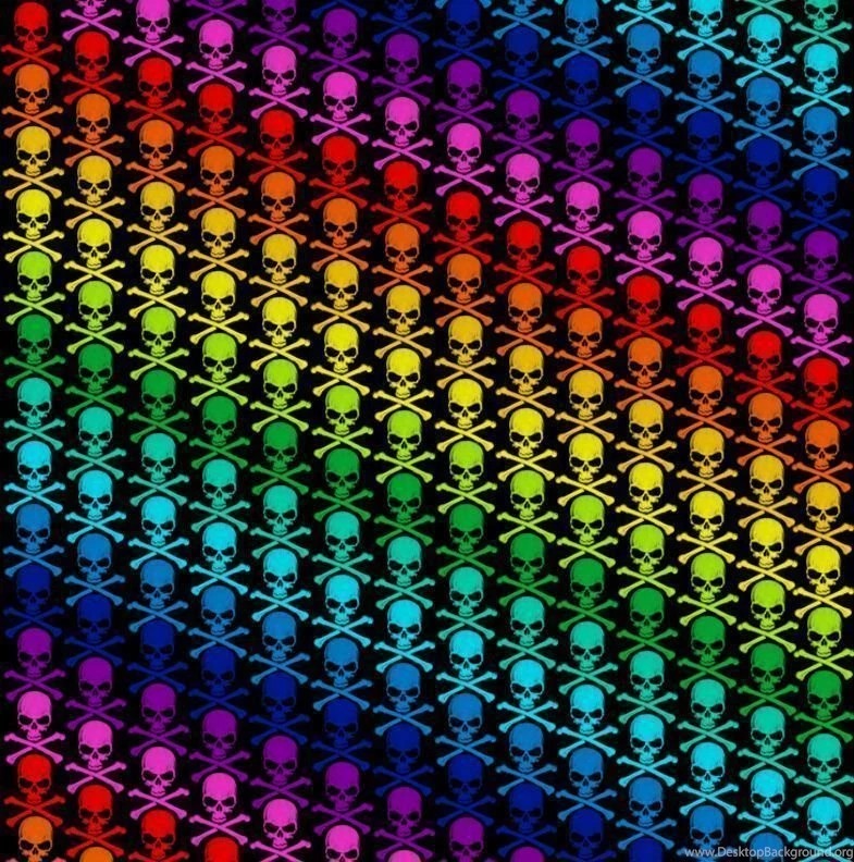 Rainbow Skulls Backgrounds By ShapelessVENGENCE On DeviantArt