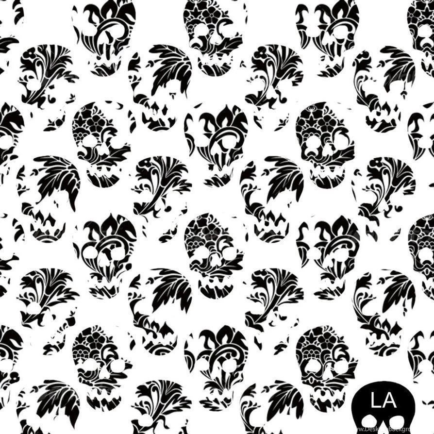 Skull Pattern Background Images