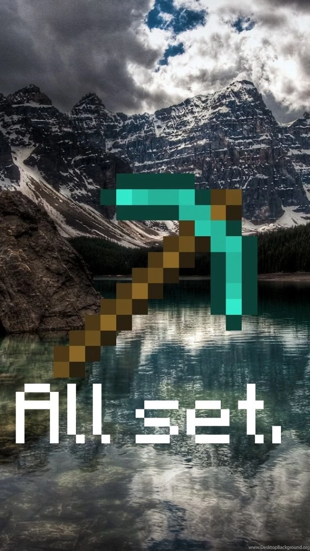 Funny Minecraft iPhone 5 Wallpapers