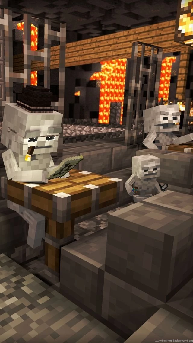 Minecraft Render iPhone 5 Wallpapers (640x1136)