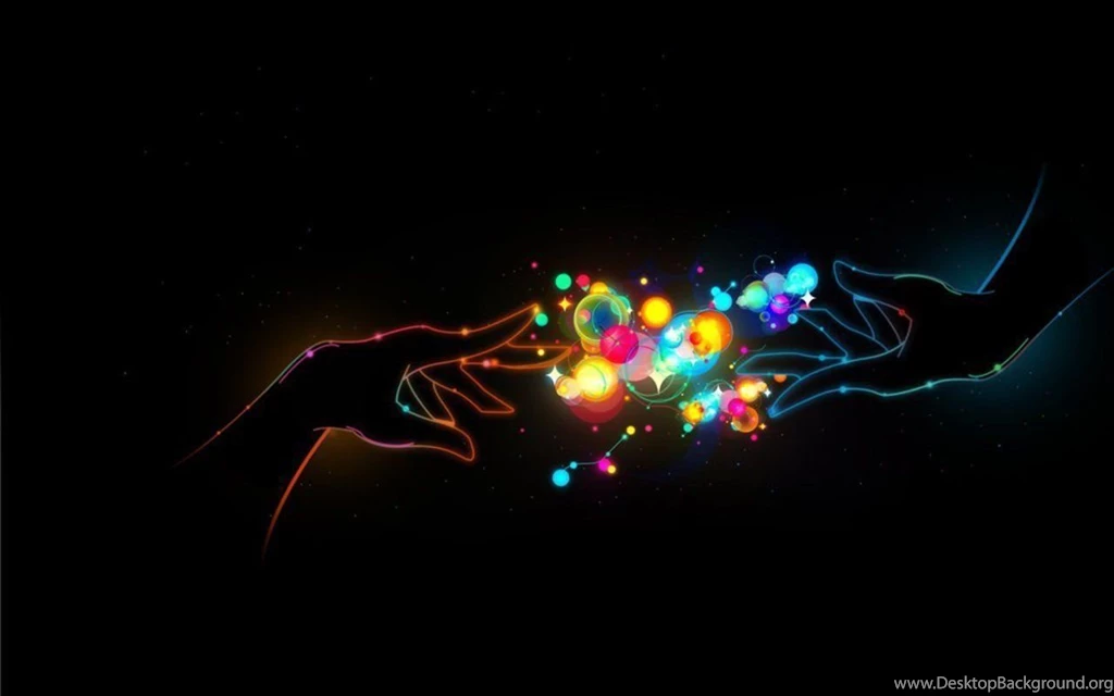 Amazing Hand Neon Wallpapers Desktop 410