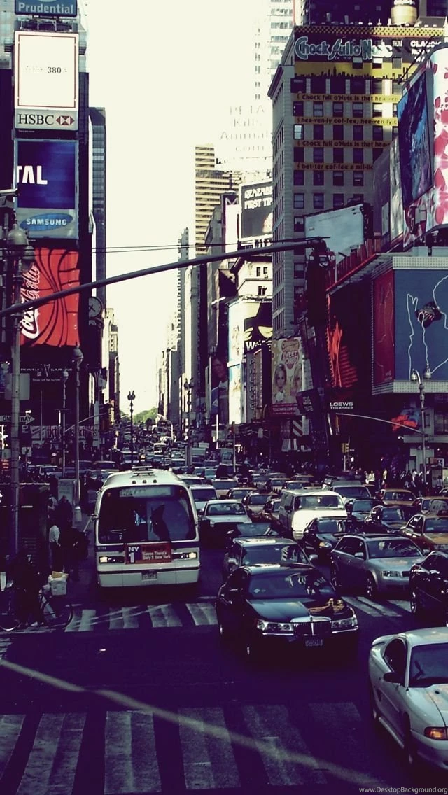 New York Streets iPhone 5s Wallpapers Download