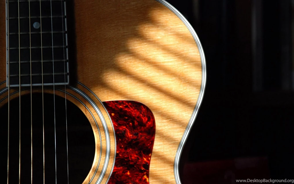 Guitar Wallpapers Acoustic Guitar In Sunlight Widescreen HD ...