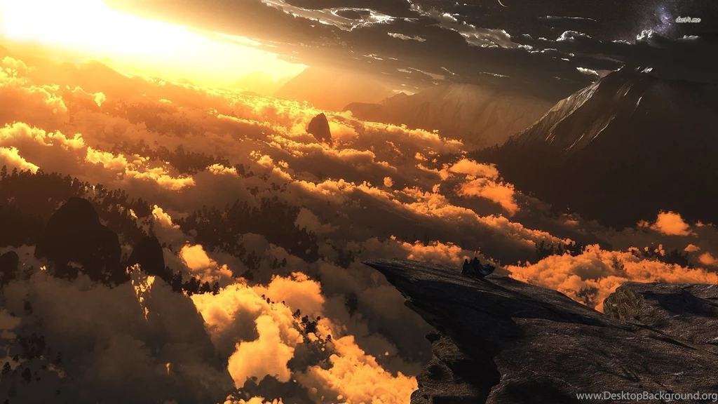 Mountain View Above The Clouds Wallpapers   Nature Wallpapers