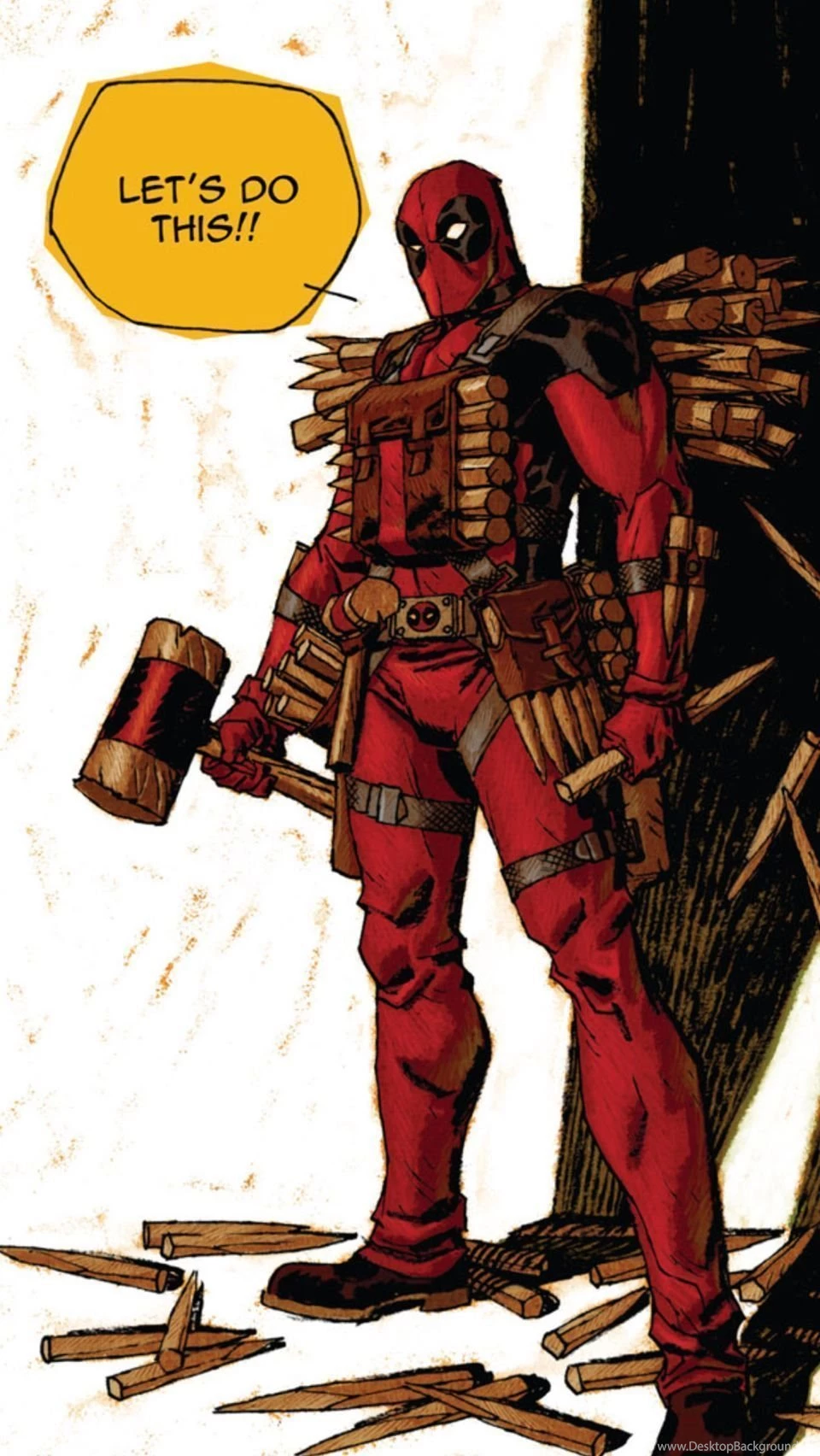 Deadpool iphone wallpaper laser time 12 – Laser Time