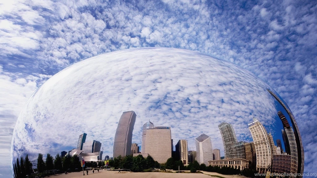 Clouds Chicago Gate Reflections Illinois Cities Fresh New Hd ...
