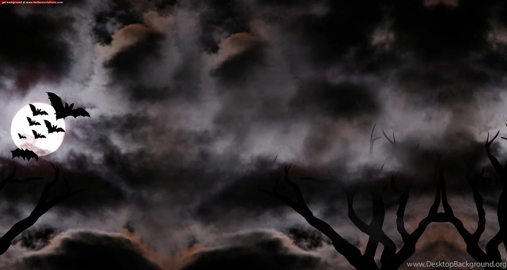 Flying Bats Halloween Twitter Backgrounds Twitterevolutions