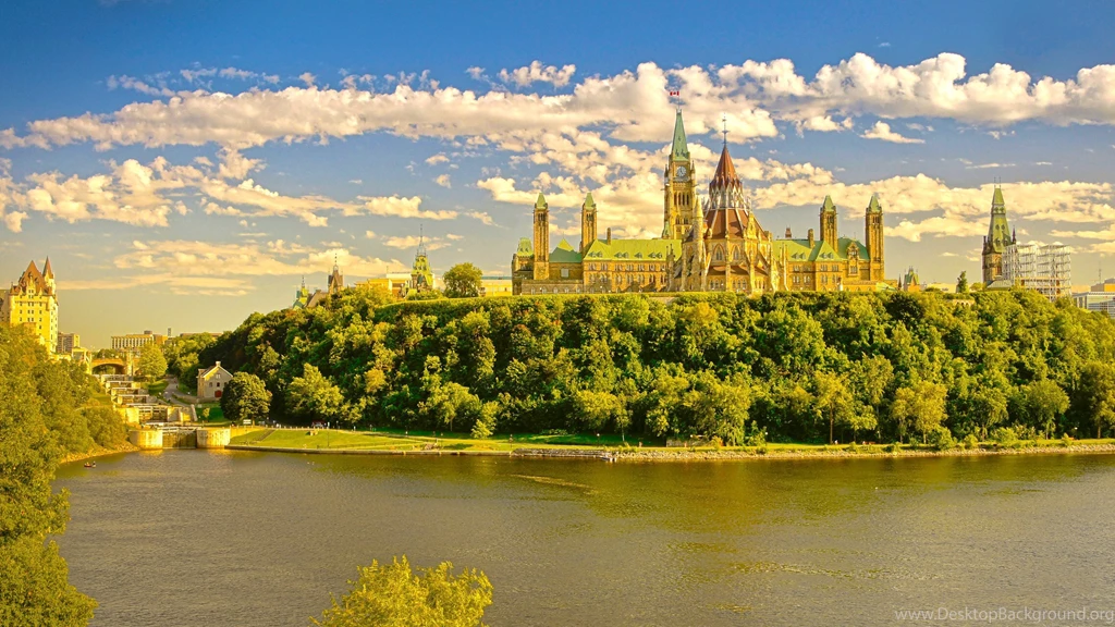 Parliament Hill Ottawa River Rideau Canal Ottawa Canada Wallpaper.jpg
