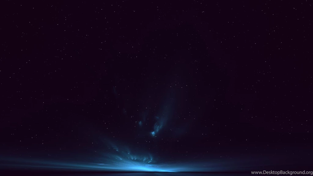 1920x1080 Deep Blue Night Stars Horizon Desktop PC And Mac Wallpapers