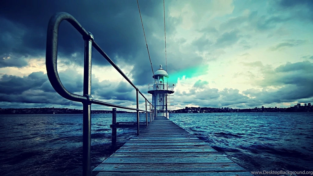 Download Wallpapers 1920x1080 Lighthouse, Sea, Construction ...