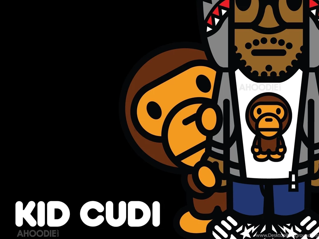 ZOMG ZOMG: Kid Cudi A Bathing Ape Part 2 WALLPAPERS!