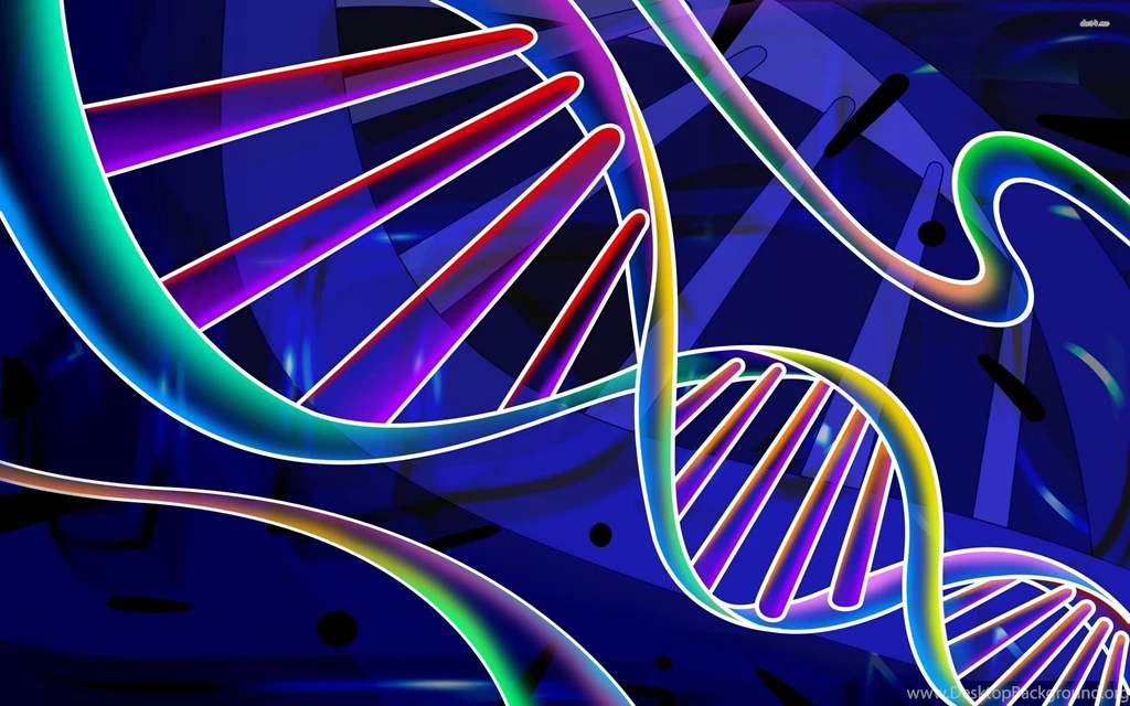 Neon DNA Strand Wallpapers Digital Art Wallpapers