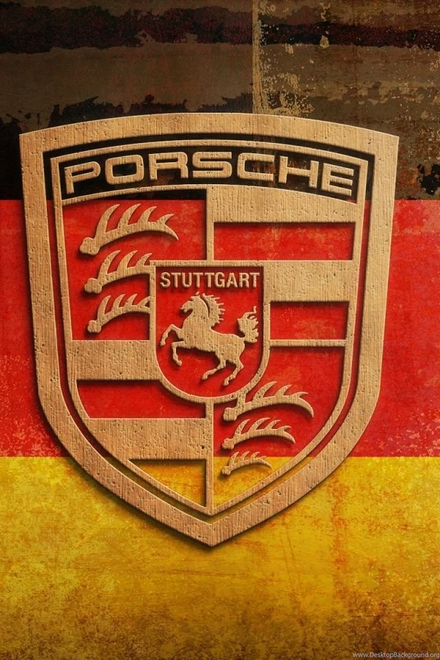 640x960 Plywood Porsche Logo Iphone 4 Wallpapers