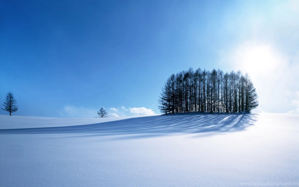 Snowy Christmas Town Art Desktop Wallpapers