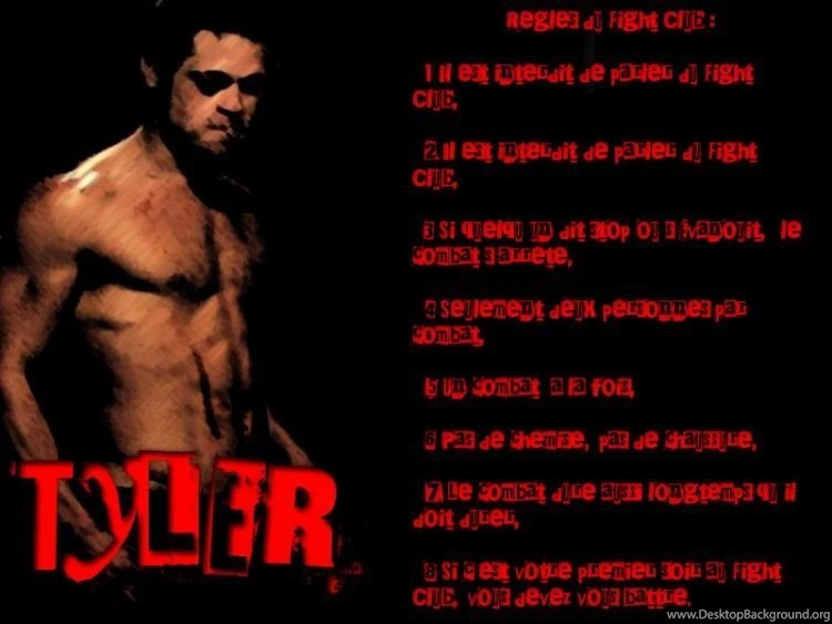 Wallpapers Movies > Wallpapers Fight Club Fight Club Tyler By ...