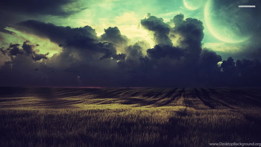 Field At Night Wallpapers