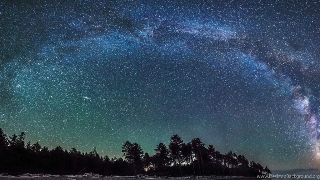 Beautiful Starry Night Sky Wallpaper.