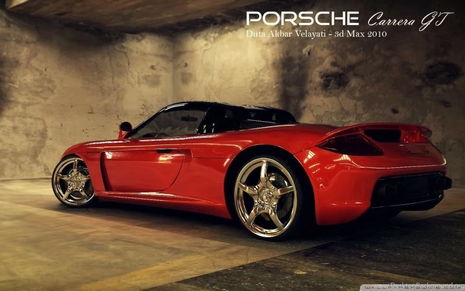 Porsche Carrera GT 3D Max HD Desktop Wallpapers : Widescreen : High ...