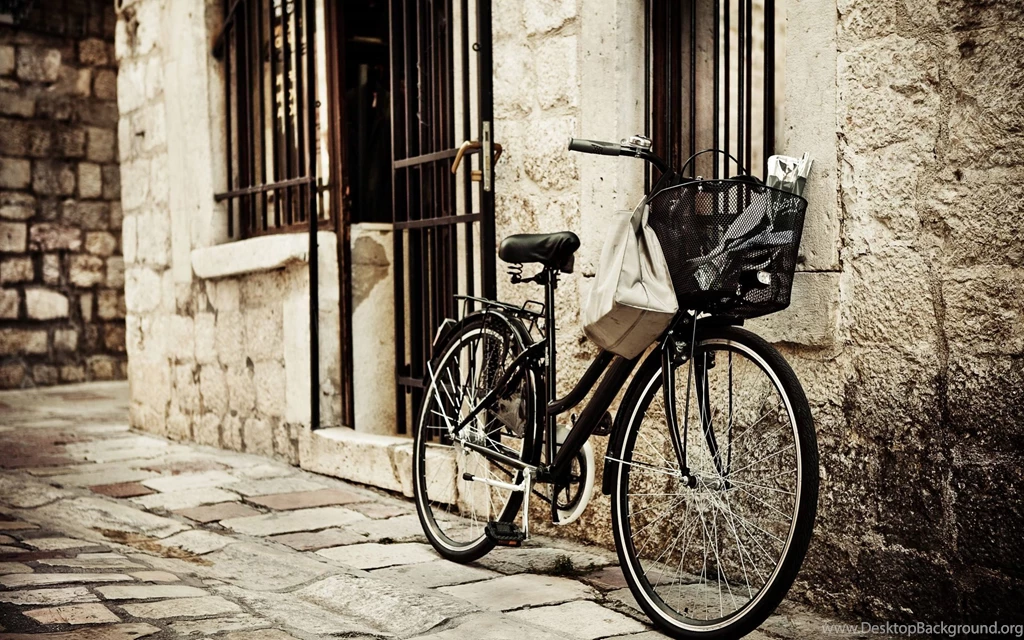 Mood Bike Basket City Street Wallpapers