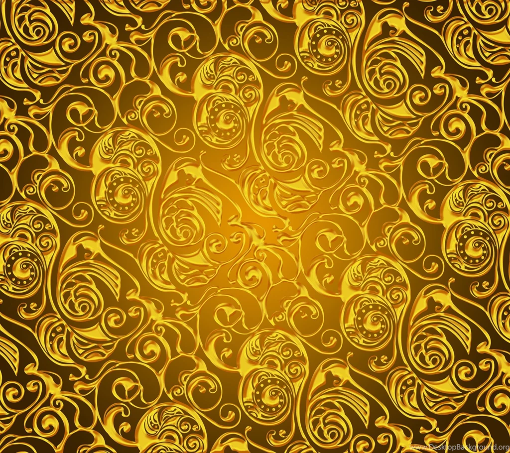 Golden Swirls Mobile Wallpapers 3415