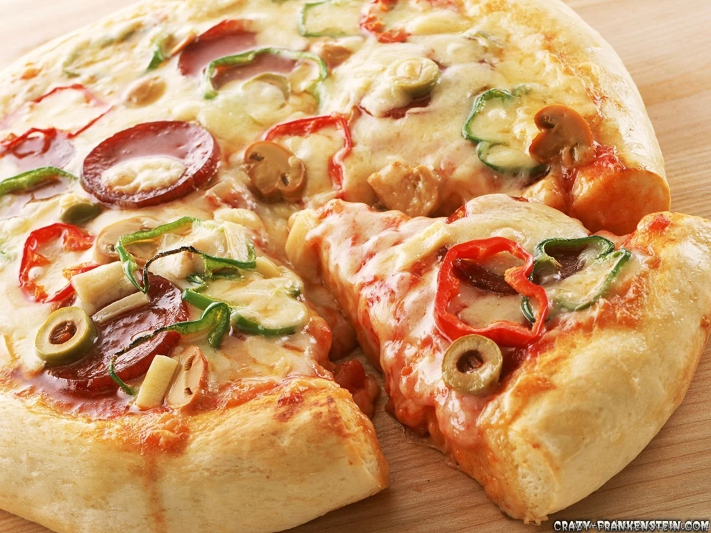 Pizza Food Wallpapers Crazy Frankenstein