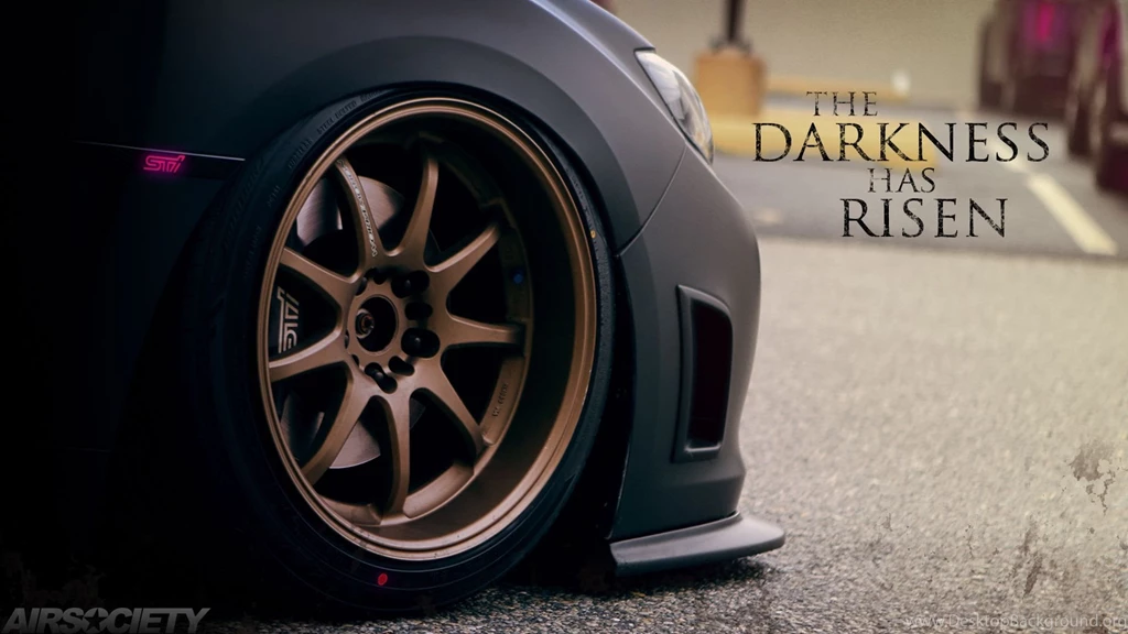 Airsociety subaru wrx sti matte black work emotion bagged air suspension wallpaper 001.jpg