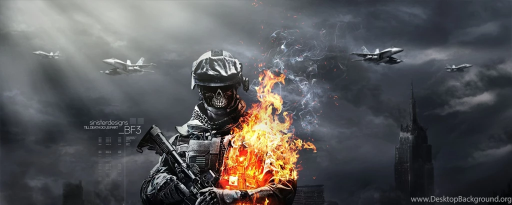 Download Wallpapers 2560x1024 Battlefield, Aviation, Ammunition ...