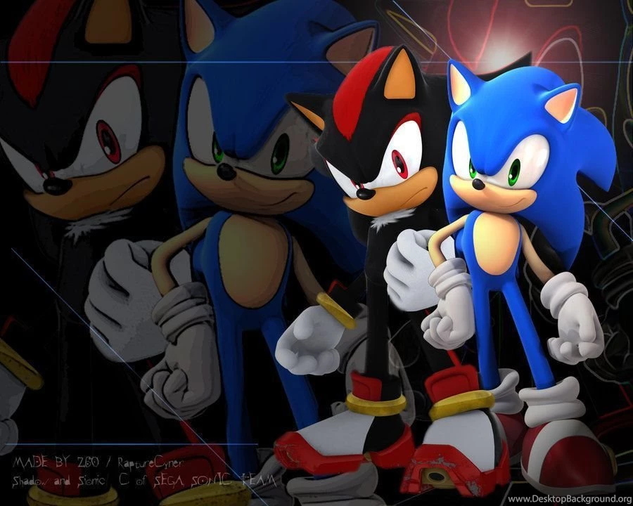 Sonic And Shadow Sonic, Shadow, And Silver Wallpapers (7034612 ...