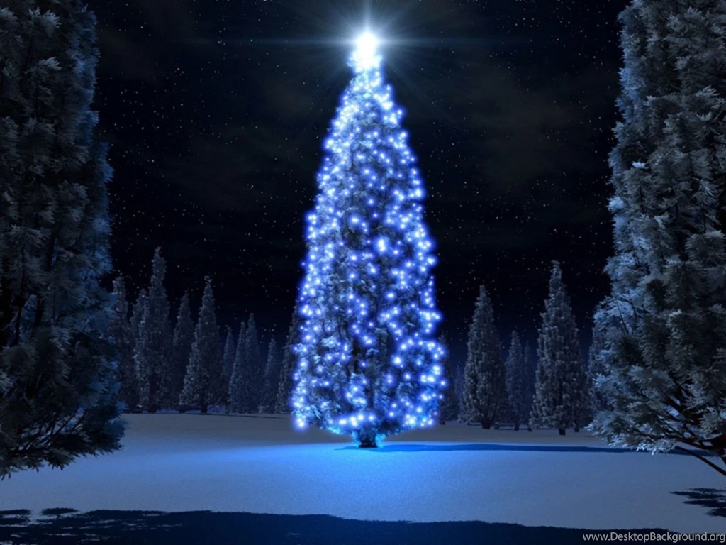 Free Magnificent Christmas Tree Computer Desktop Wallpapers