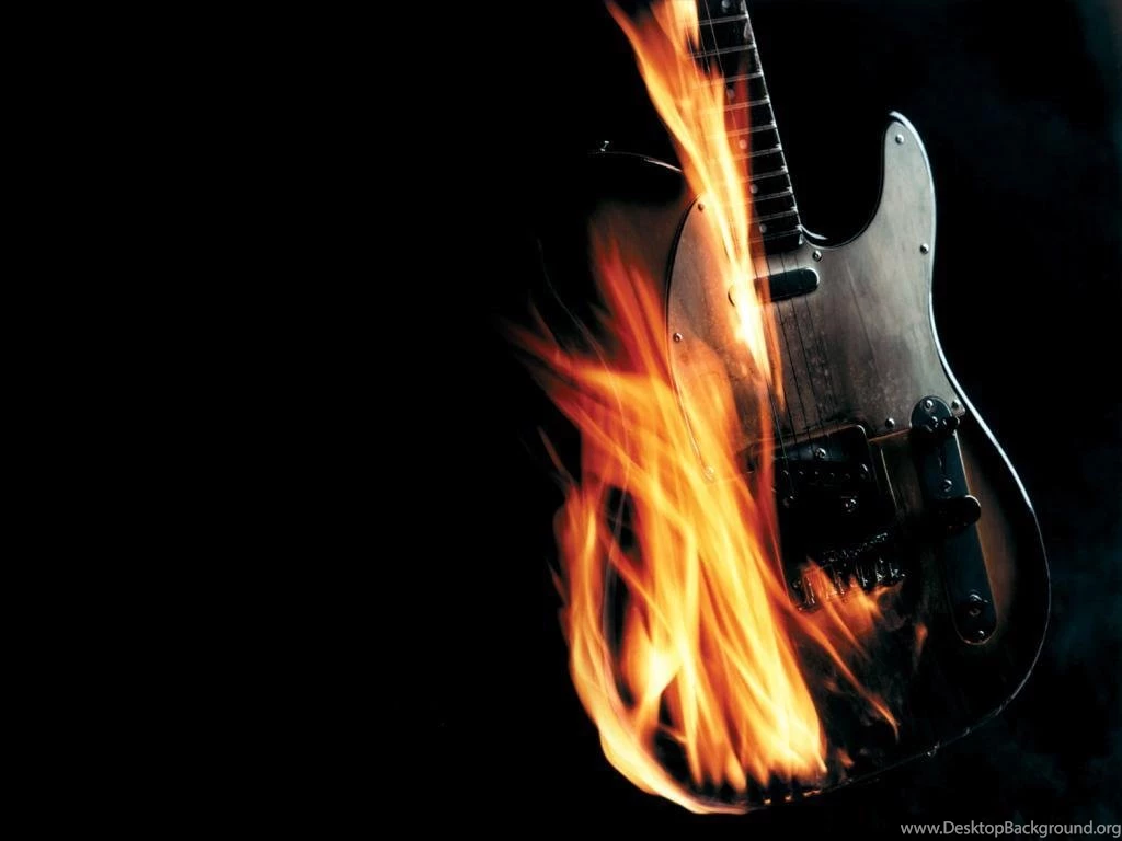 Flaming Guitar HD Wallpapers