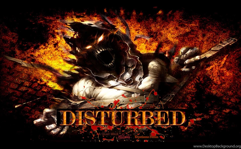 Disturbed Band Logo   Wallpaper.
