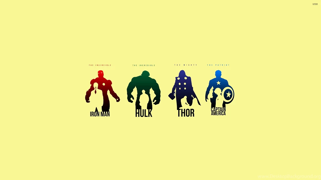 Minimalist Avengers Wallpapers Minimalistic Wallpapers