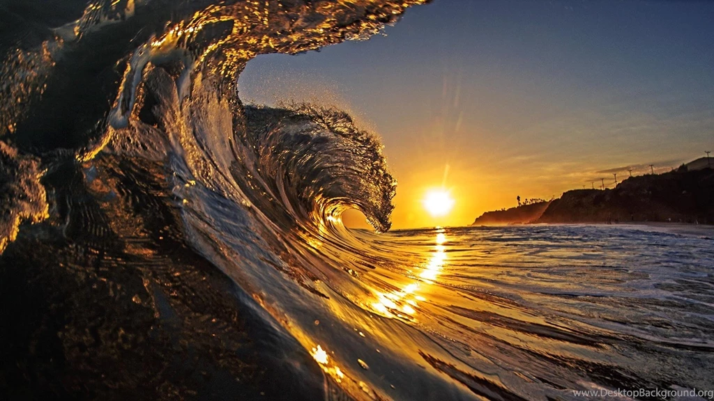 Sunset Surf >> HD Wallpaper, Get It Now!