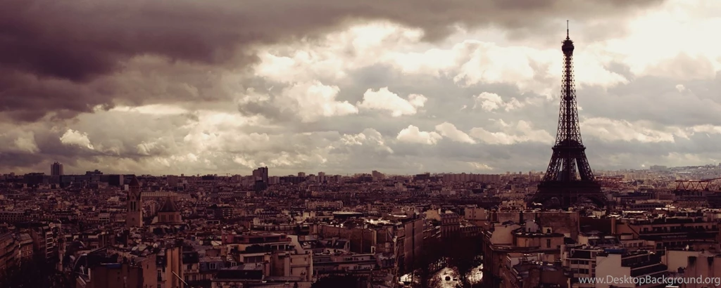 Download Wallpapers 2560x1024 Eiffel Tower, Paris, France, Top View ...