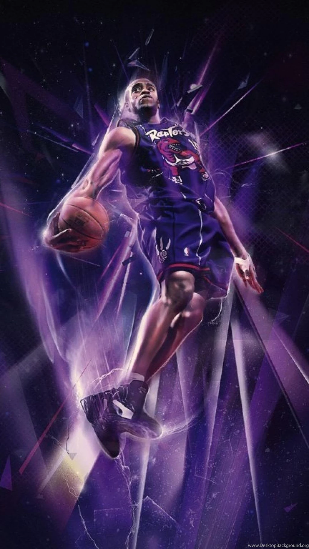 HDscreen: NBA Vince Carter Basketball Player Dunk Desktop Bakcgrounds
