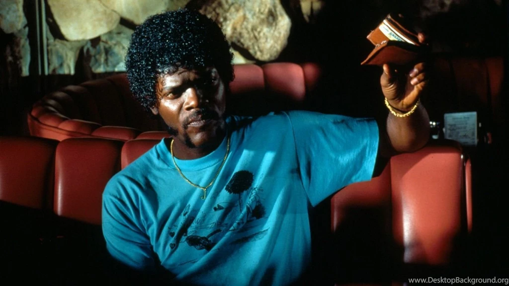 Samuel Jackson In Pulp Fiction 1366 X 768 Wallpapers