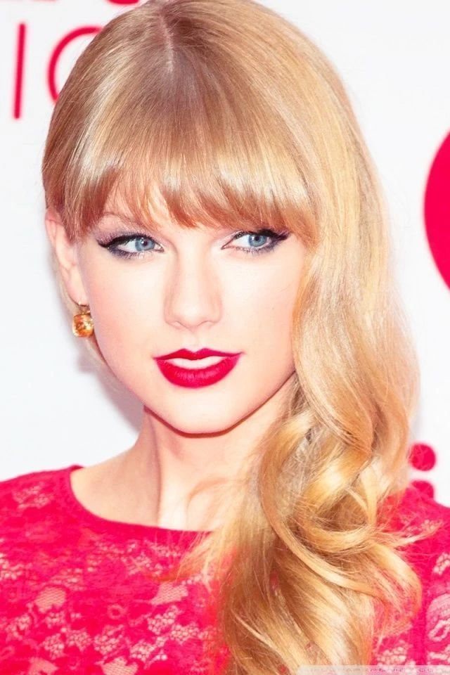 Taylor Swift In Red Dress HD Desktop Wallpapers : High Definition ...