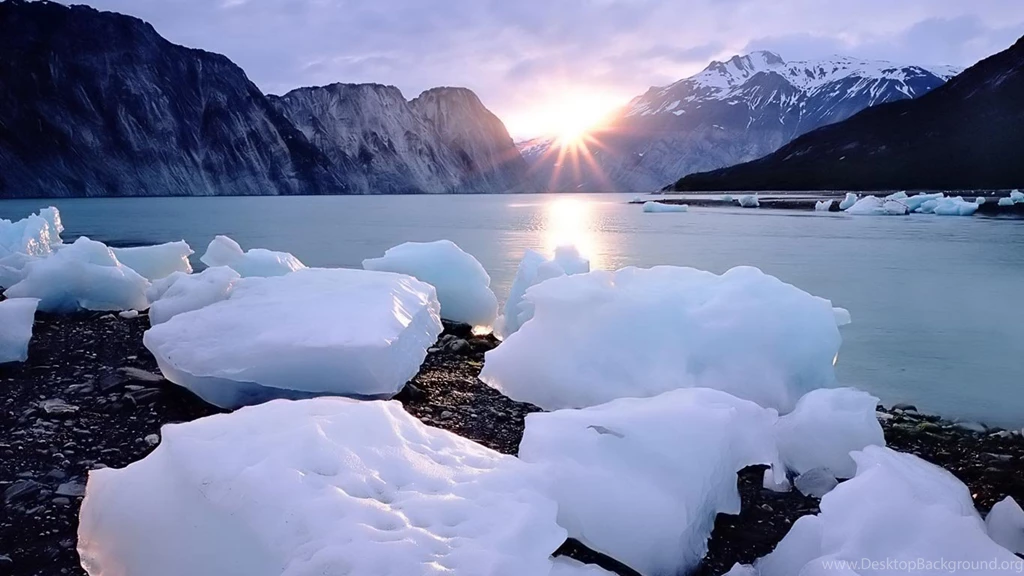Desktop Wallpapers · Gallery · HD Notebook · Ice On The River ...