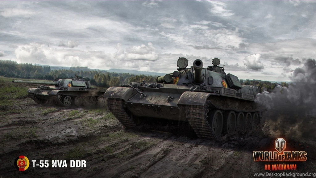 World Of Tanks T 55 NVA DDR Tank Game Wallpap... 5800