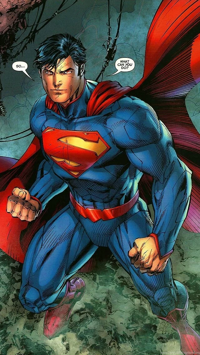Superman Comic Book Page iPhone 5 Wallpapers (640x1136)
