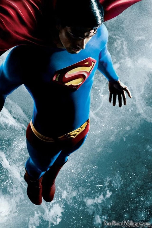 iPhone 4 640 X 960 Superman Flying Wallpapers And Backgrounds ...